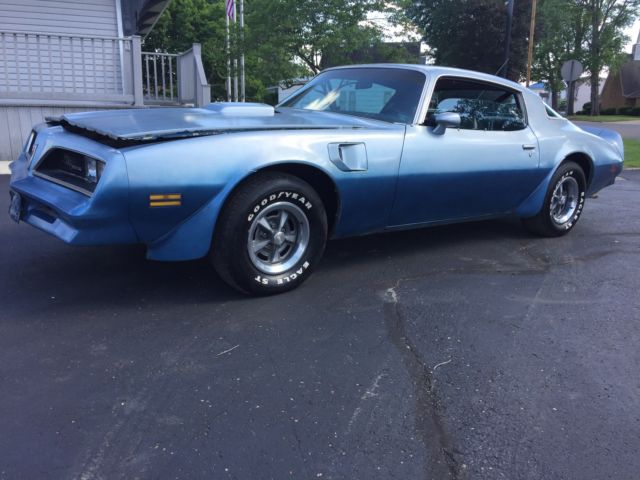 1978 Blue Pontiac Firebird Coupe