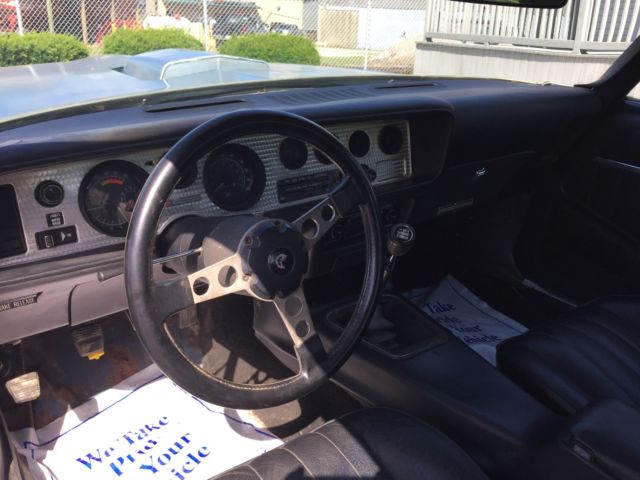 1978 Blue Pontiac Firebird Coupe