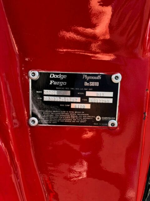 1978 Red Dodge Other Pickups Pickup Truck