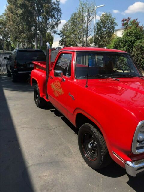 1978 Red Dodge Other Pickups Pickup Truck