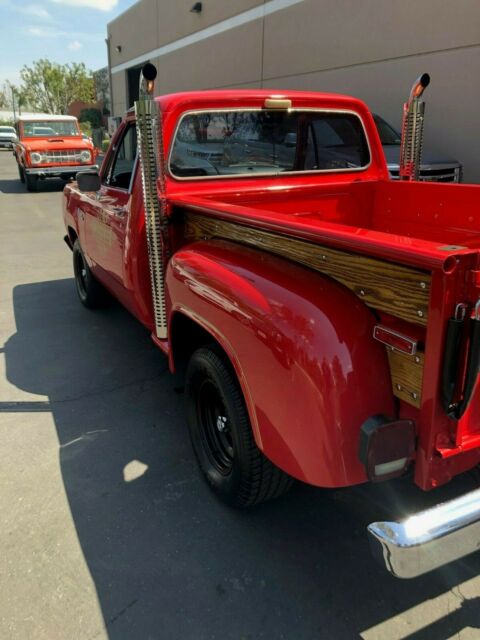 1978 Red Dodge Other Pickups Pickup Truck