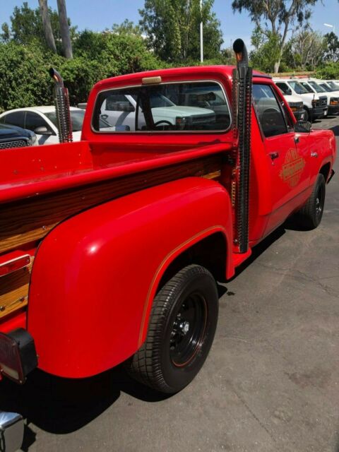 1978 Red Dodge Other Pickups Pickup Truck
