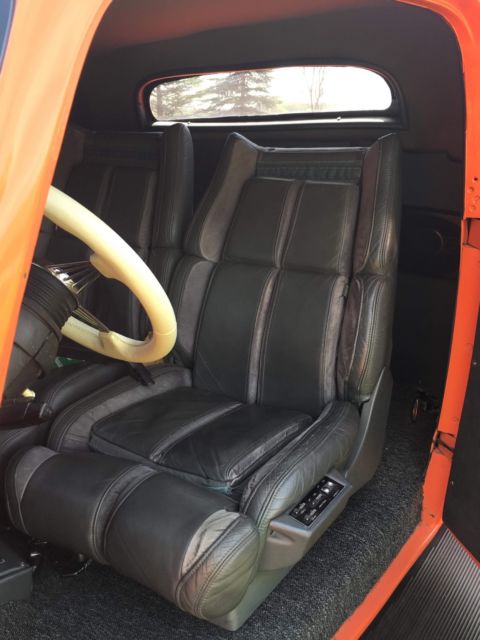 1934 Orange Ford Model A Coupe