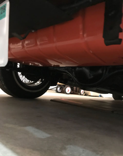 1934 Orange Ford Model A Coupe