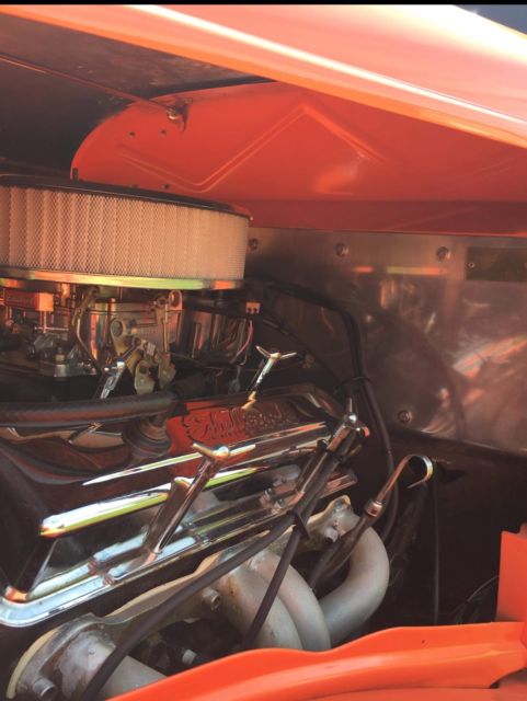 1934 Orange Ford Model A Coupe