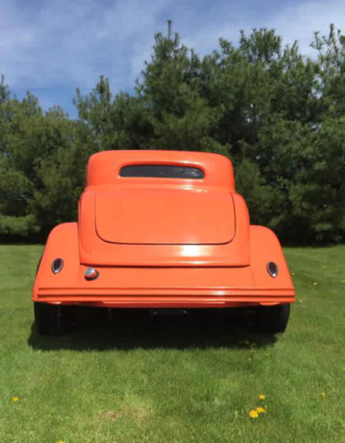 1934 Orange Ford Model A Coupe