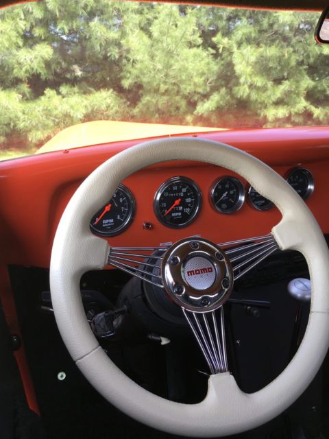 1934 Orange Ford Model A Coupe