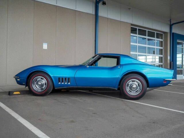 1968 Blue Chevrolet Corvette --
