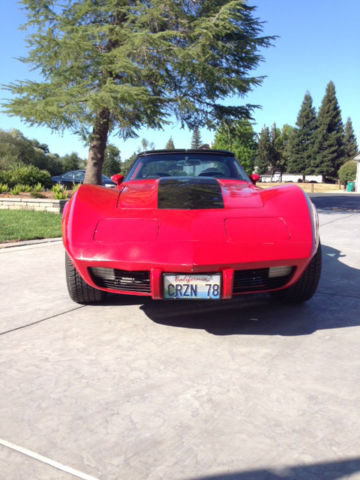 1978 Red/Black Chevrolet Corvette