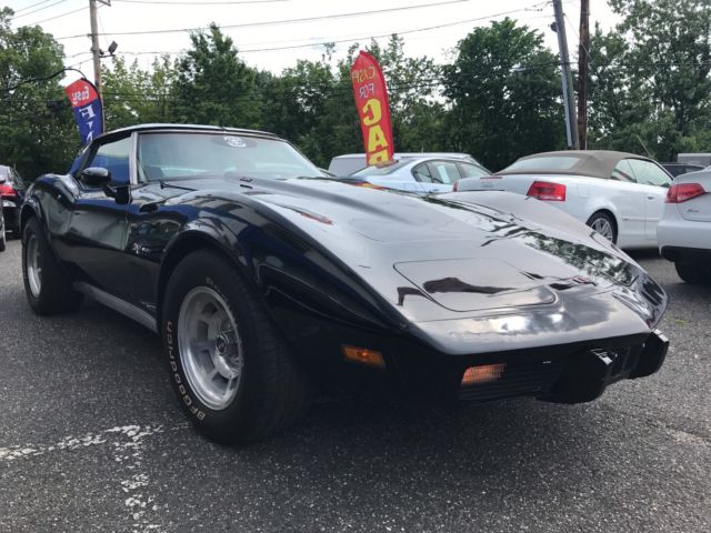 1979 Black Chevrolet Corvette Convertible