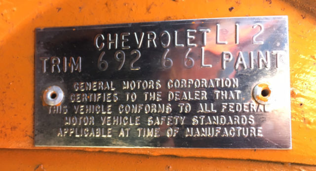 1977 Orange Chevrolet Corvette Convertible