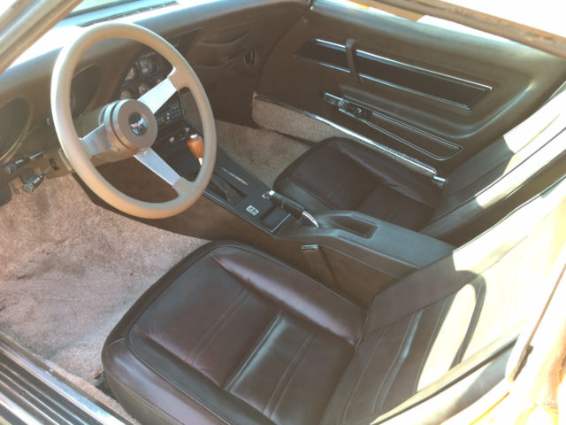 1977 Orange Chevrolet Corvette Convertible