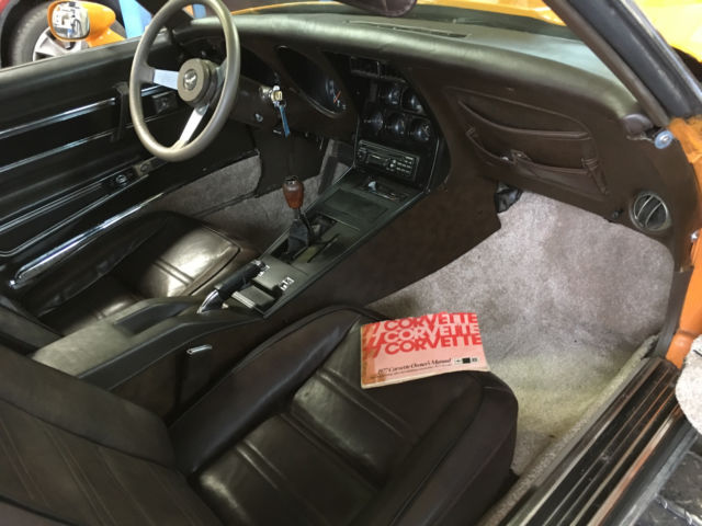 1977 Orange Chevrolet Corvette Convertible