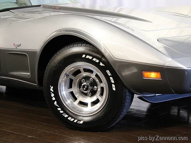 1978 Silver Chevrolet Corvette Coupe