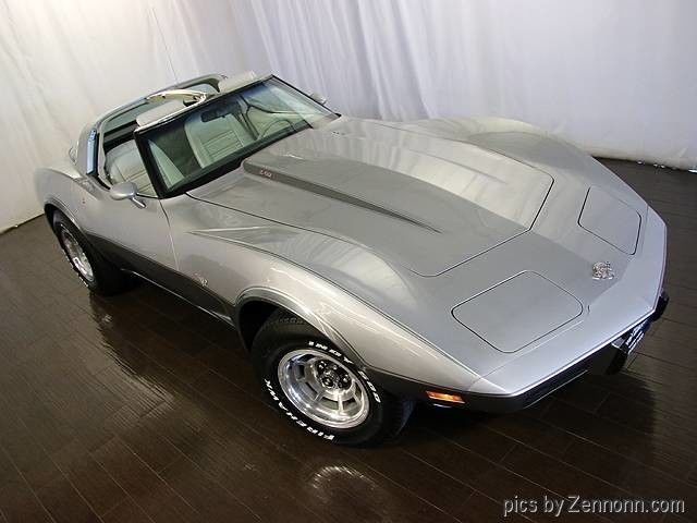 1978 Silver Chevrolet Corvette Coupe