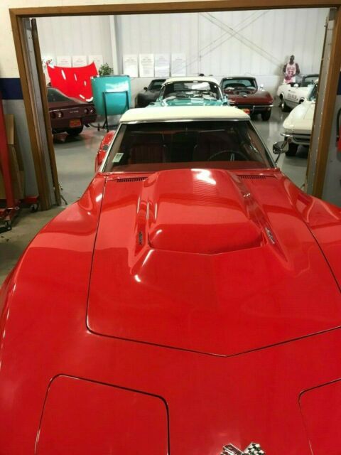 1968 Red Chevrolet Corvette Convertible