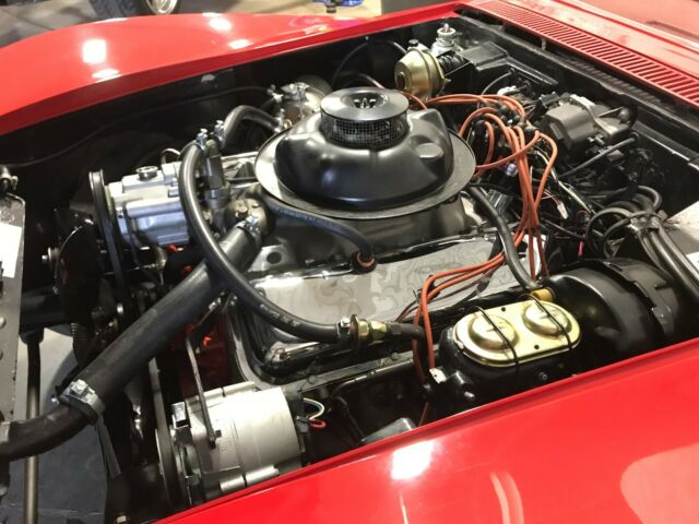 1968 Red Chevrolet Corvette Convertible