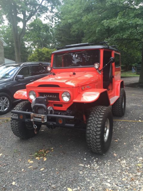 1971 Orange Toyota Land Cruiser
