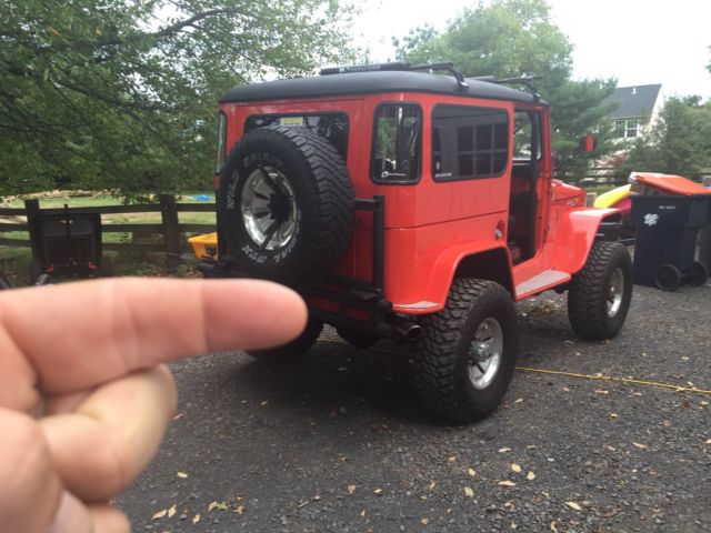 1971 Orange Toyota Land Cruiser