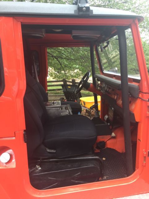 1971 Orange Toyota Land Cruiser