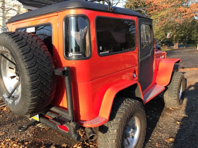 1971 Orange Toyota Land Cruiser