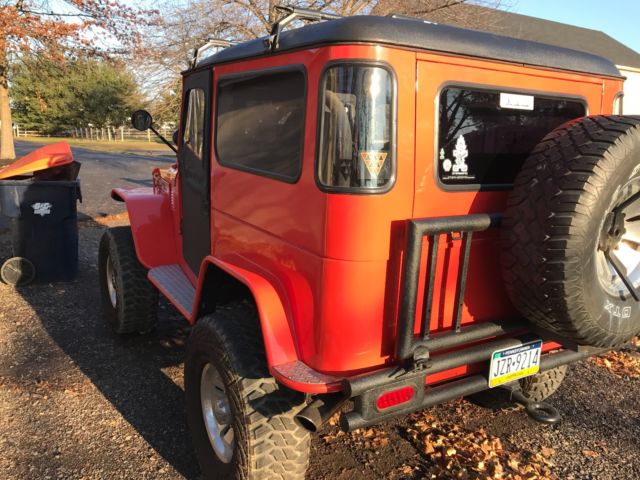 1971 Orange Toyota Land Cruiser
