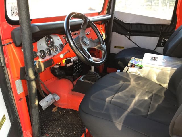 1971 Orange Toyota Land Cruiser