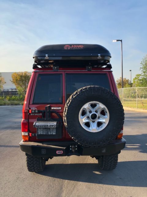 1987 Red Toyota Land Cruiser SUV