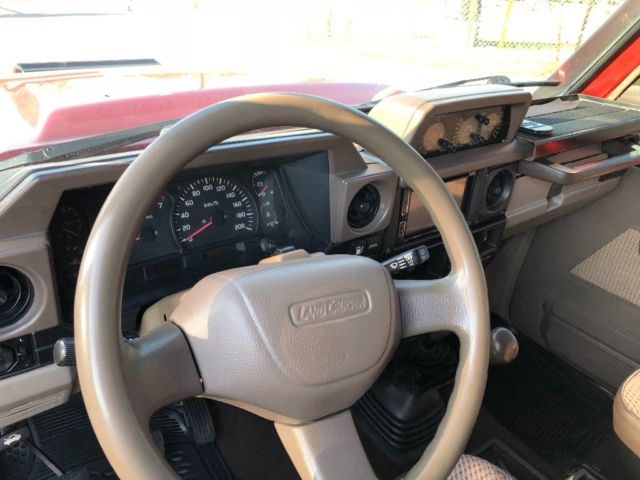 1987 Red Toyota Land Cruiser SUV