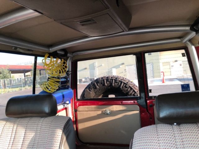 1987 Red Toyota Land Cruiser SUV