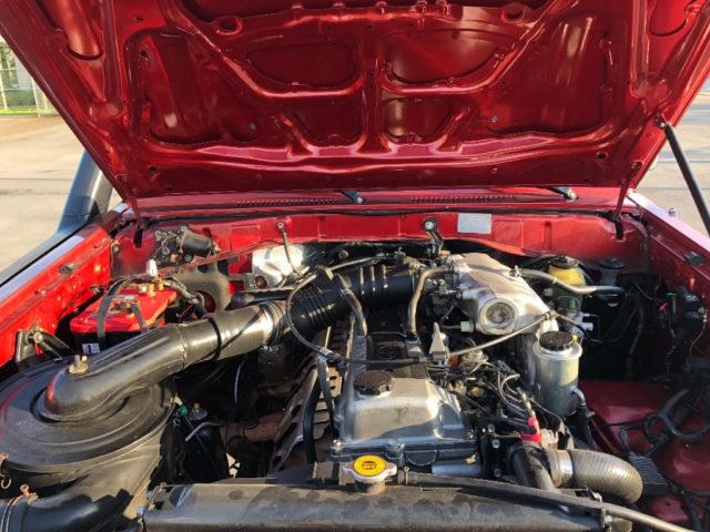 1987 Red Toyota Land Cruiser SUV