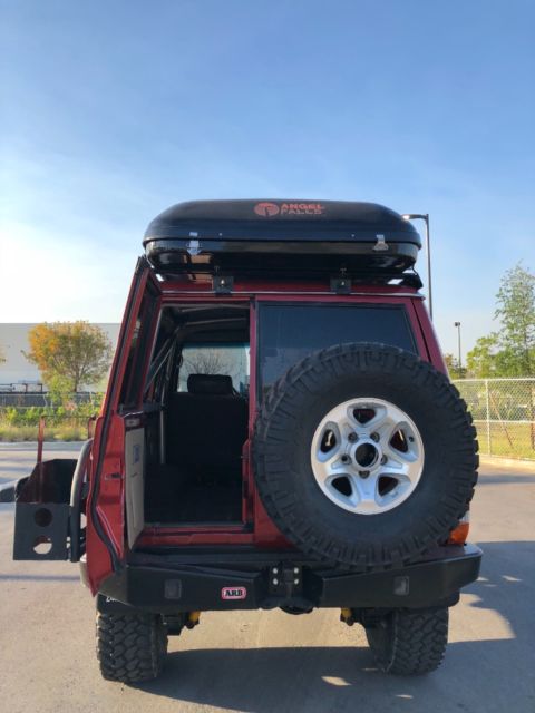 1987 Red Toyota Land Cruiser SUV