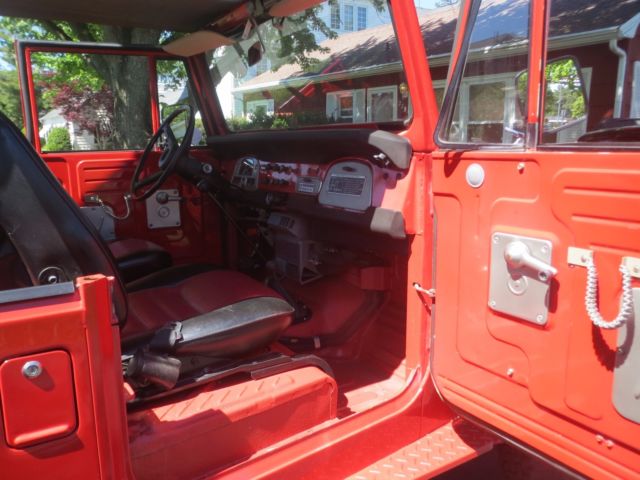 1974 Red Toyota Land Cruiser