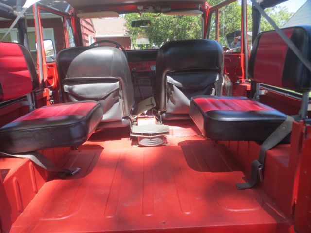 1974 Red Toyota Land Cruiser