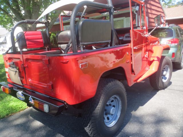 1974 Red Toyota Land Cruiser