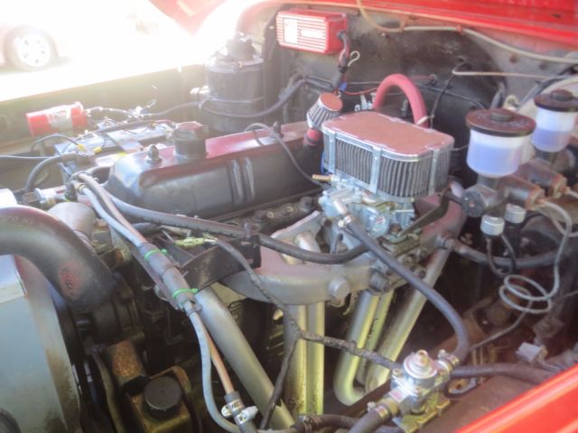 1974 Red Toyota Land Cruiser