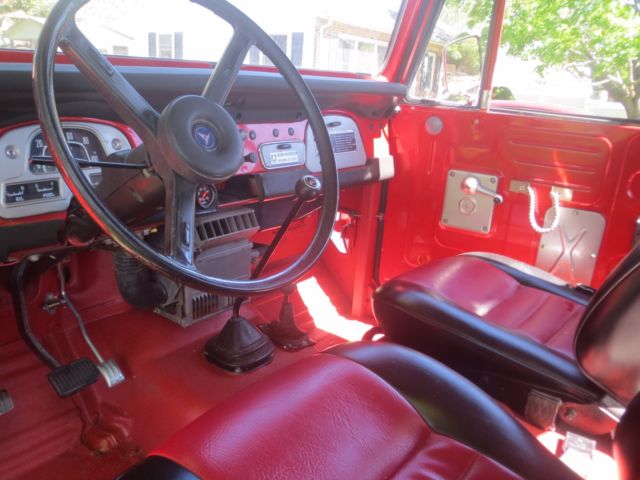 1974 Red Toyota Land Cruiser