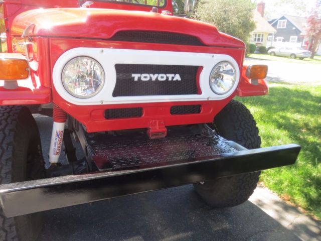 1974 Red Toyota Land Cruiser