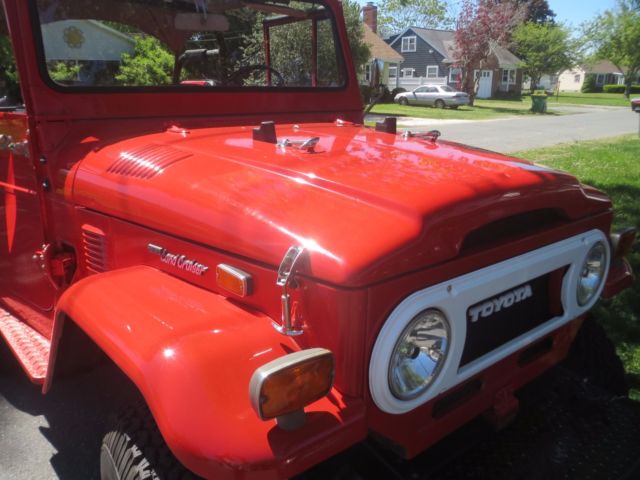 1974 Red Toyota Land Cruiser