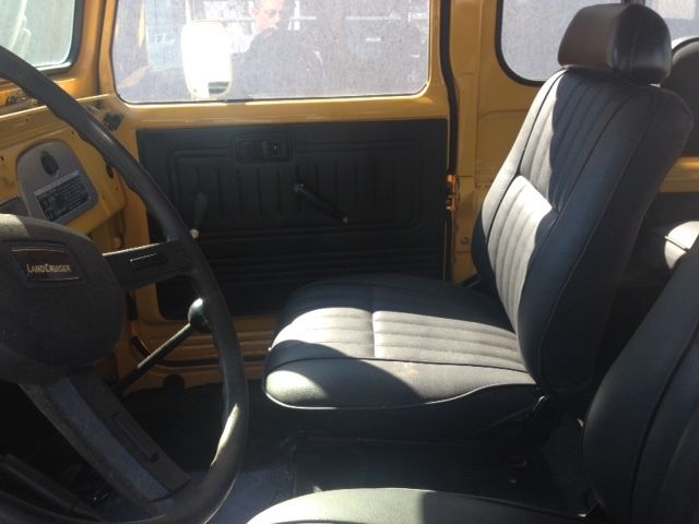 1982 Yellow Toyota Land Cruiser