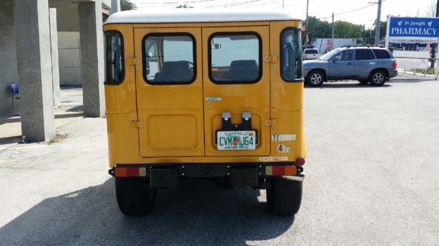 1982 Yellow Toyota Land Cruiser