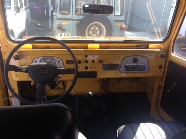 1982 Yellow Toyota Land Cruiser