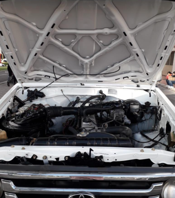 1991 White Toyota Land Cruiser SUV