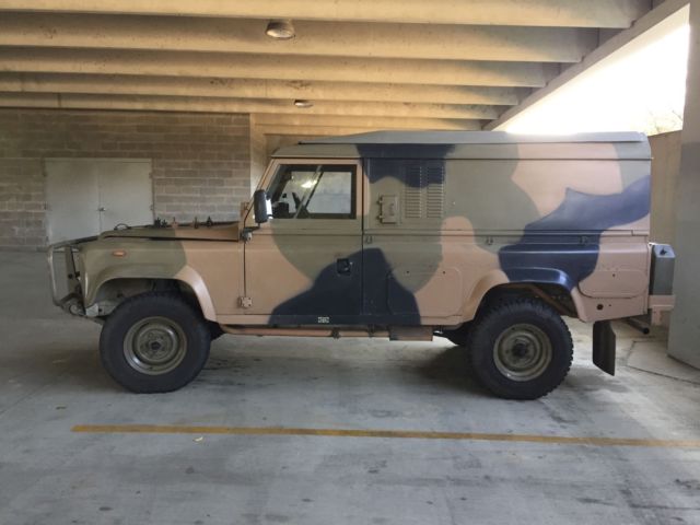 1989 Desert Camo Land Rover Defender Coupe