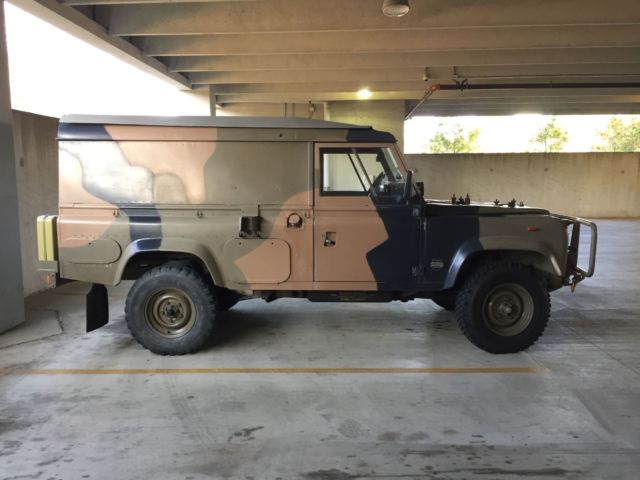 1989 Desert Camo Land Rover Defender Coupe