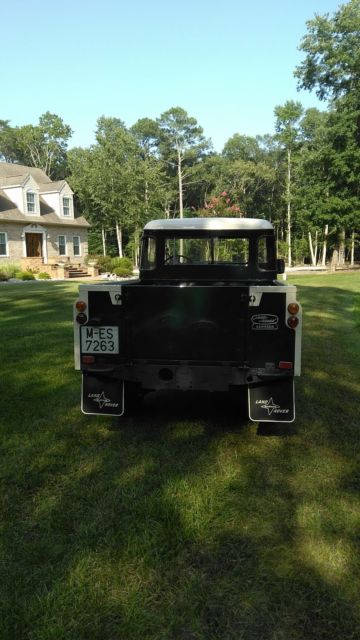 1982 Green & White Land Rover Defender Pickup cab & chassis
