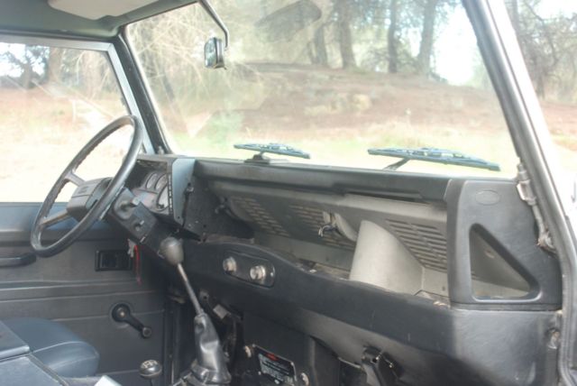 1990 Gray Land Rover Defender Station Wagon