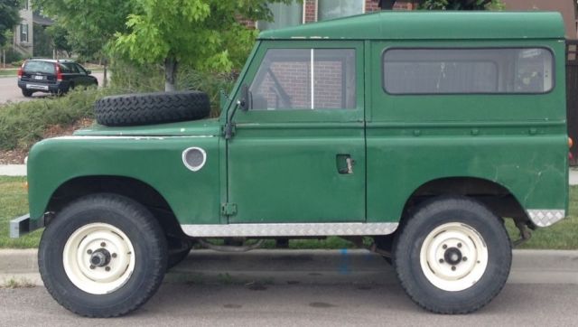 1973 Green Land Rover Defender SUV