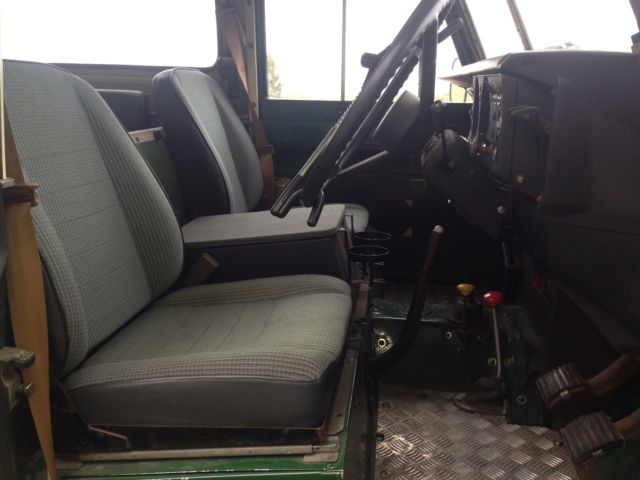 1973 Green Land Rover Defender SUV