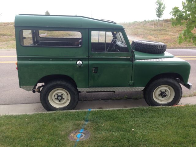 1973 Green Land Rover Defender SUV